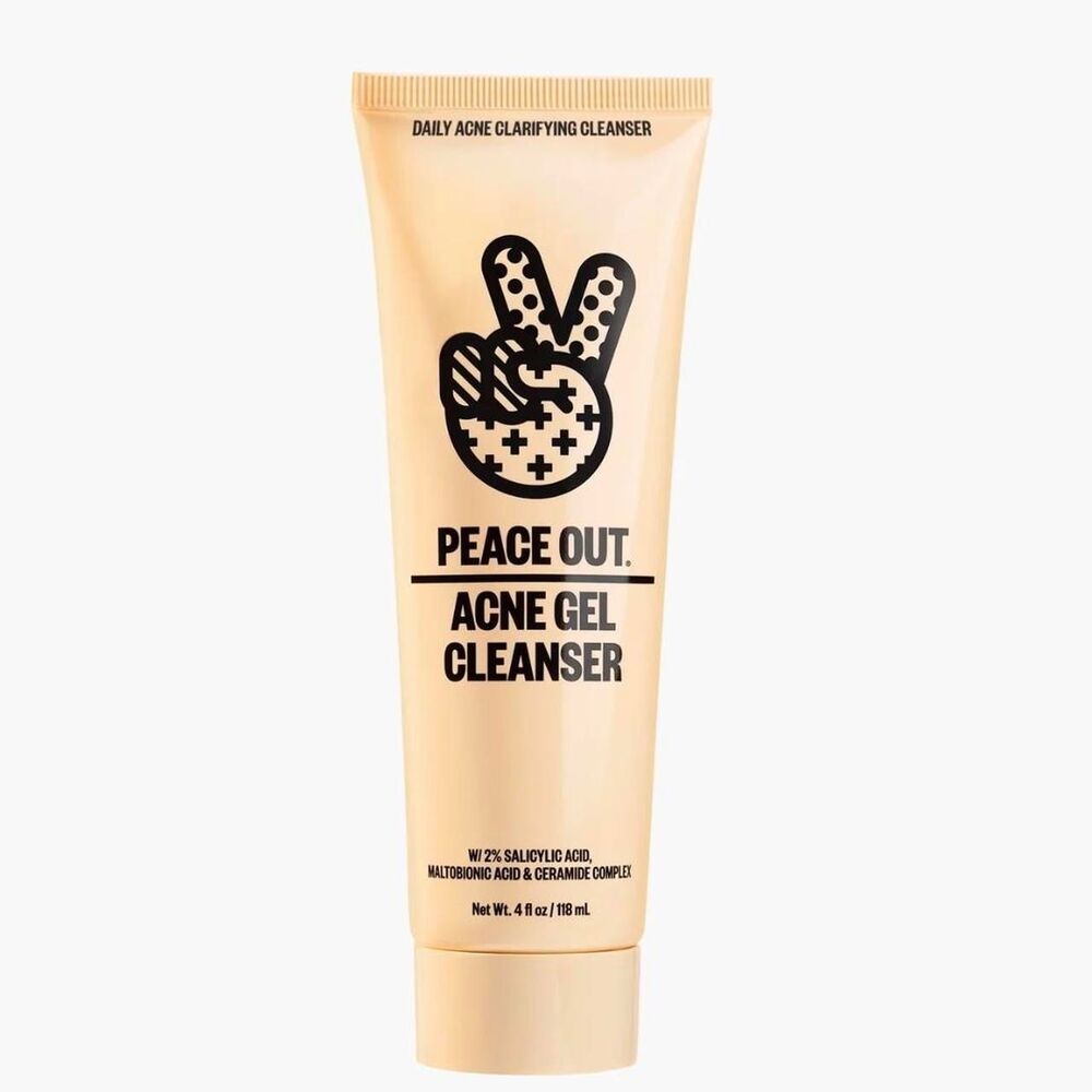 Peace Out Acne Gel Cleanser 4 Fl. Oz - NEW